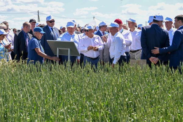 Состоялось открытие крупнейшей агротехнической выставки Поволжья «День поля в Татарстане-2019»