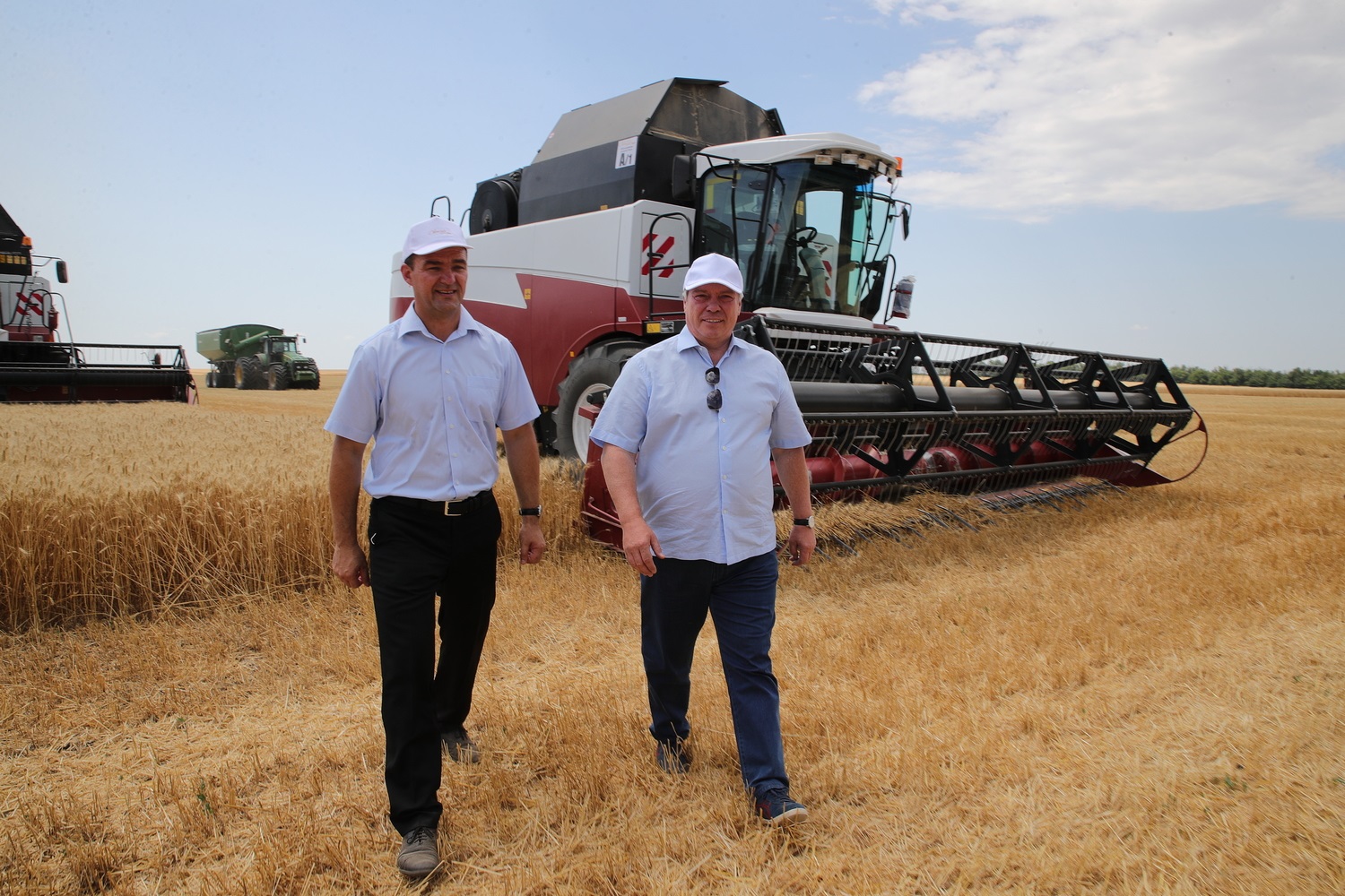В Ростовской области собраны первые 80 тысяч тонн зерна нового урожая